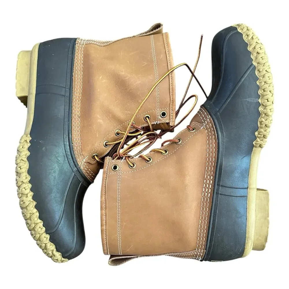 LL Bean Boots Men’s Size 12 W Gore Tex Thinsulate 3M Duck USA Waterproof 212080